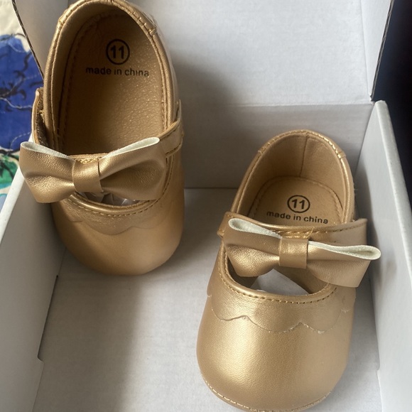 HAPIU Infant Toddler Baby Girl Walking Shoes, Mary Jane Shoes NEW in BOX - Picture 2 of 6